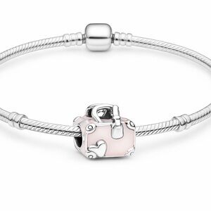 New Pink Travel Luggage Charm